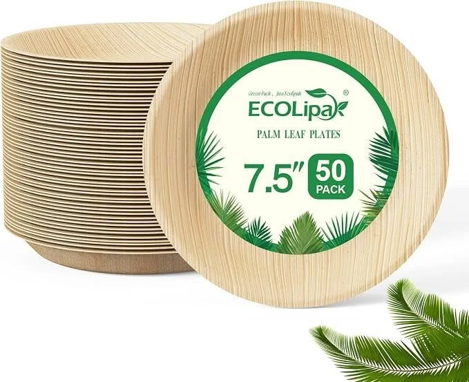 ECO-Lipak Kerek pálmalevél tányérok