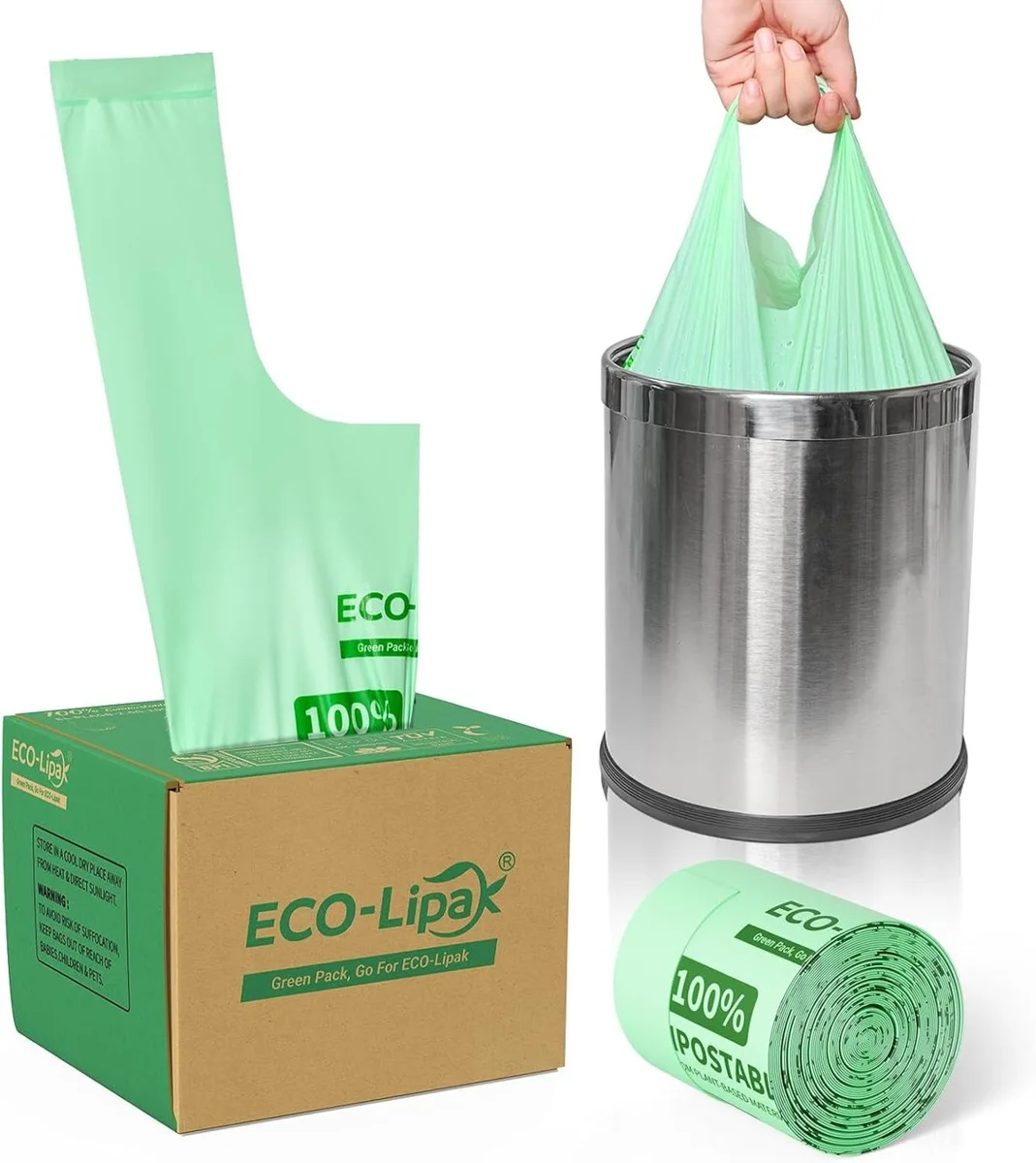 ECO-Lipak Füles hulladékgyűjtő zsákok