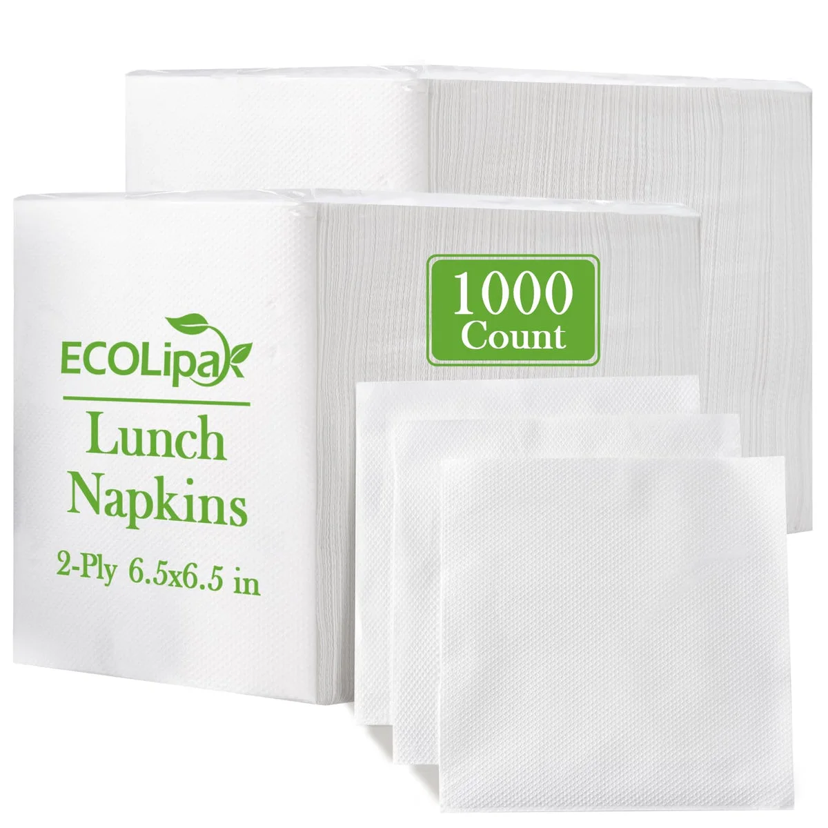 ECO-Lipak Kétrétegű fehér papírszalvéták